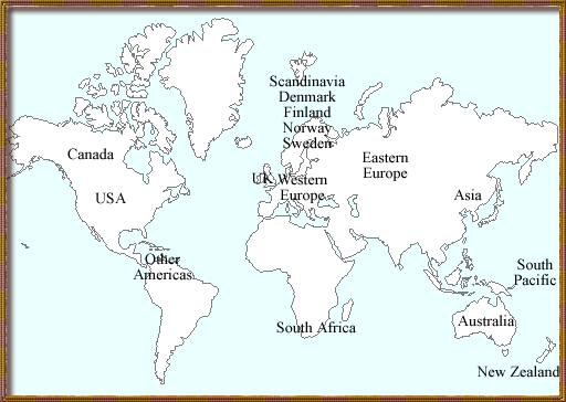 World Map Menu